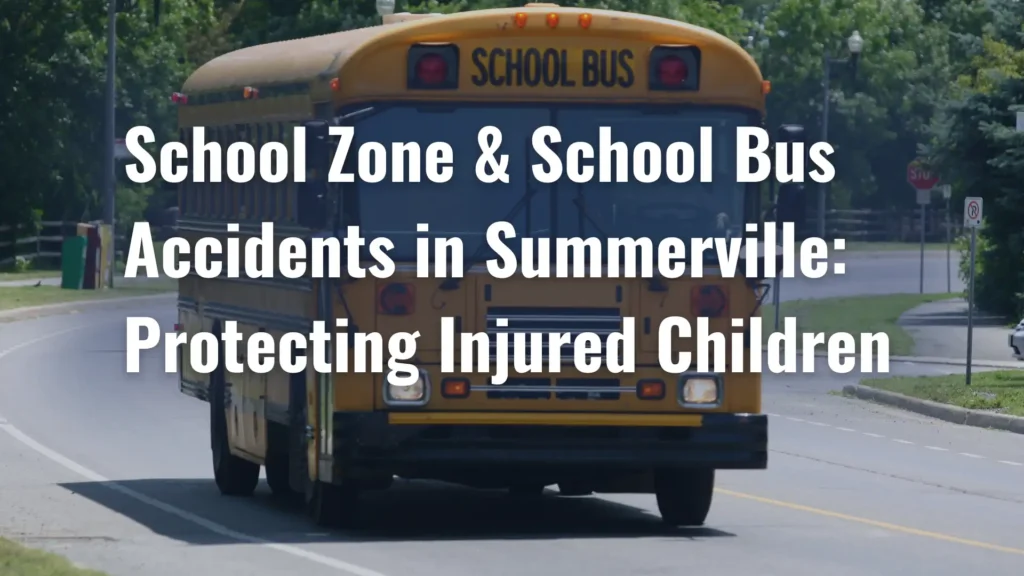 School Zone & School Bus Accidents in Summerville_ Protecting Injured Children Image